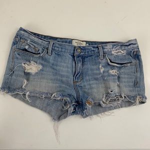 Abercrombie & Fitch Distressed Jean Shorts